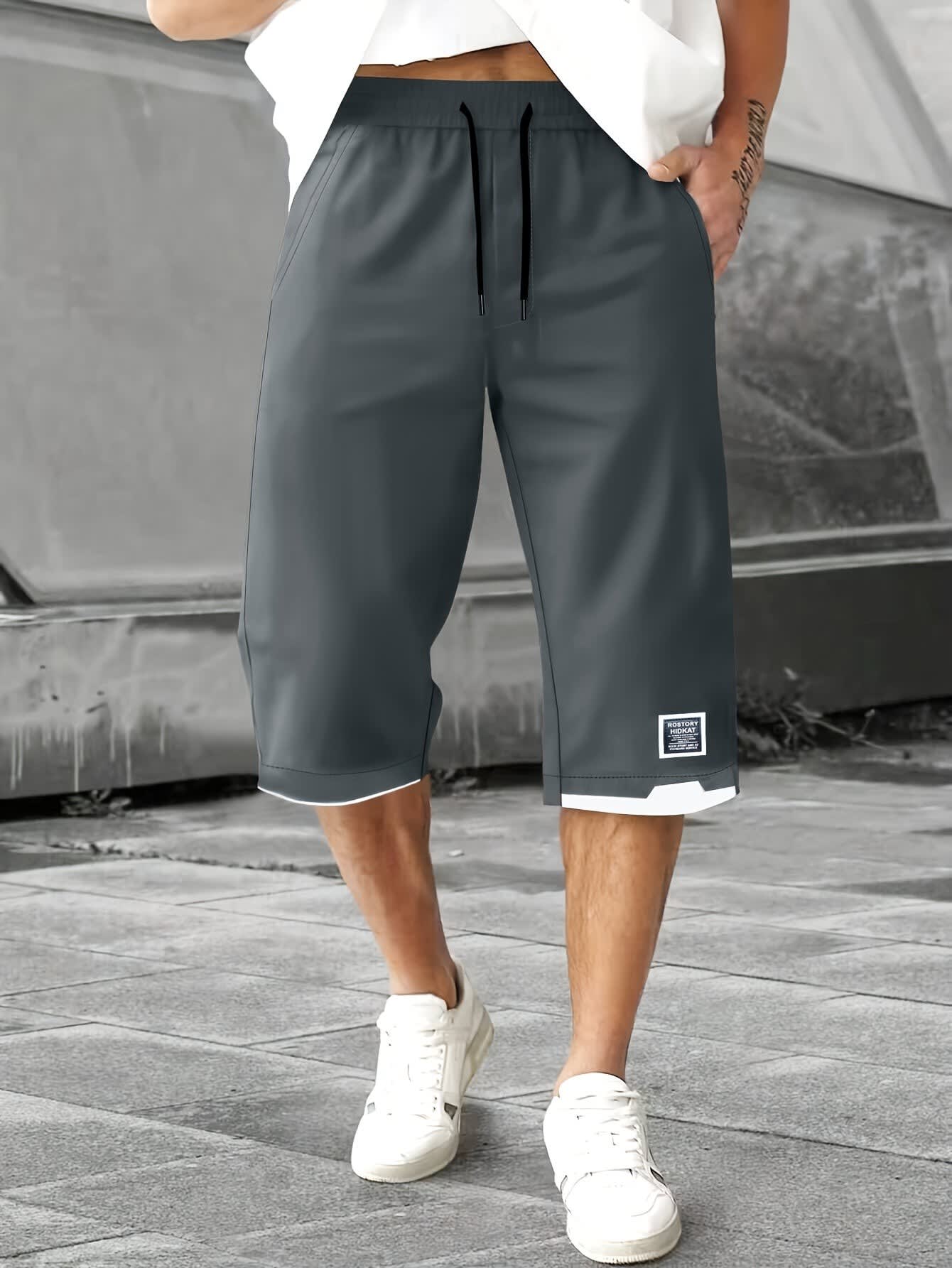 Ogden Split Hem Drawstring Shorts_3