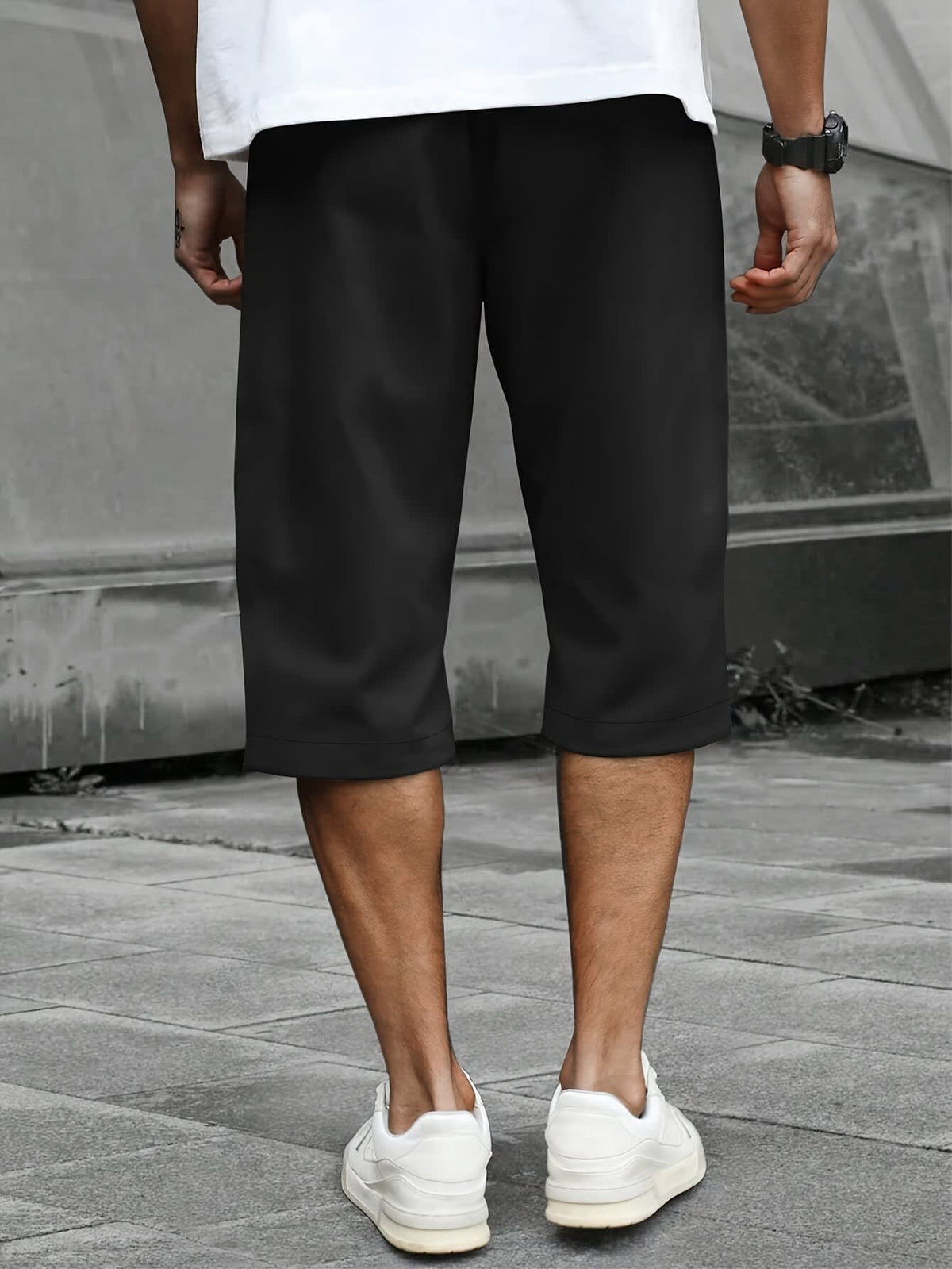 Ogden Split Hem Drawstring Shorts