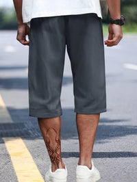 Ogden Split Hem Drawstring Shorts