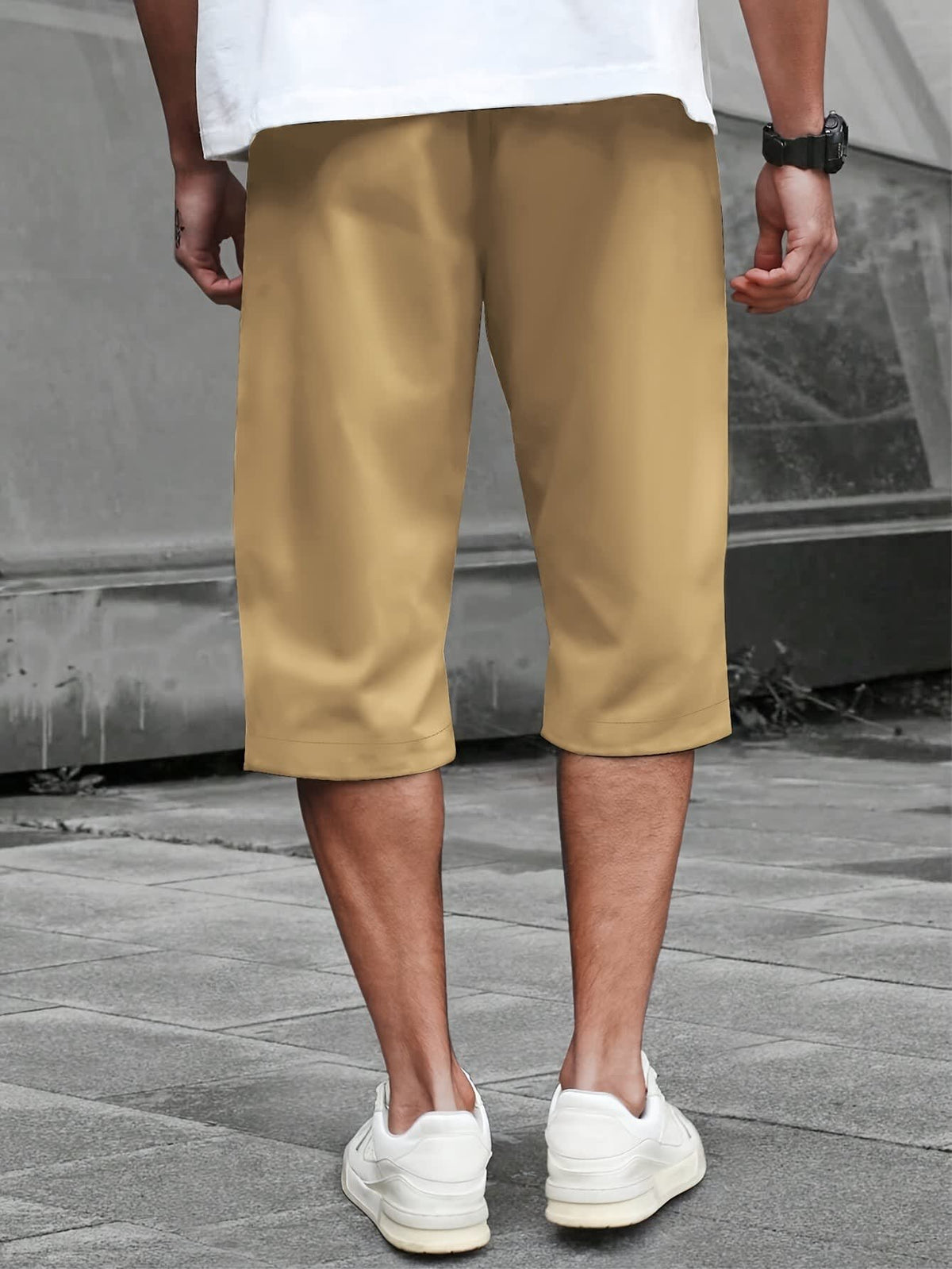 Ogden Split Hem Drawstring Shorts