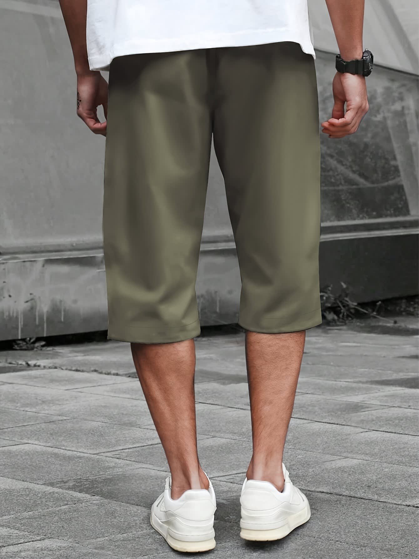 Ogden Split Hem Drawstring Shorts_8