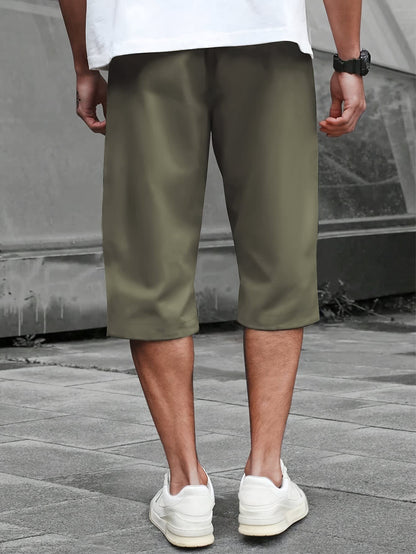 Ogden Split Hem Drawstring Shorts_8