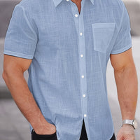 Aldous Slub Weave Short Sleeve Shirt