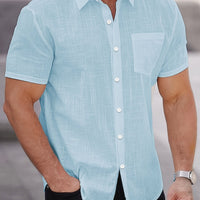 Aldous Slub Weave Short Sleeve Shirt