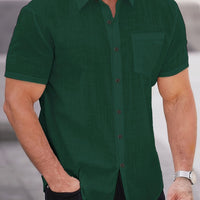 Aldous Slub Weave Short Sleeve Shirt