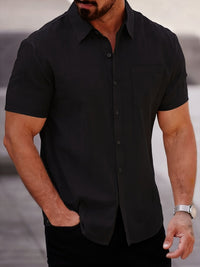 Aldous Slub Weave Short Sleeve Shirt