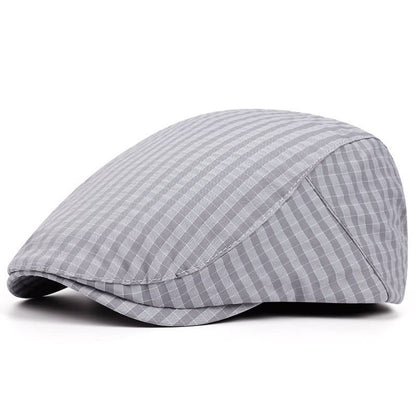 Remus Fine Check Flat Cap_5