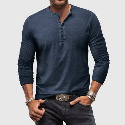Harlan Long Sleeve Henley Shirt_4
