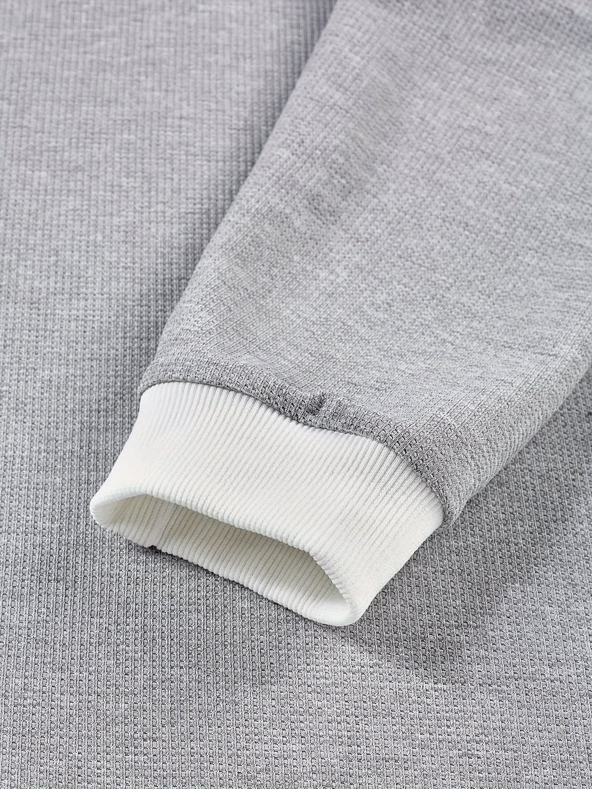 Bastian Waffle Texture Long Sleeve Polo