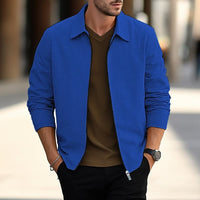 Devlin Waffle Texture Zip Overshirt