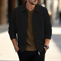 Devlin Waffle Texture Zip Overshirt