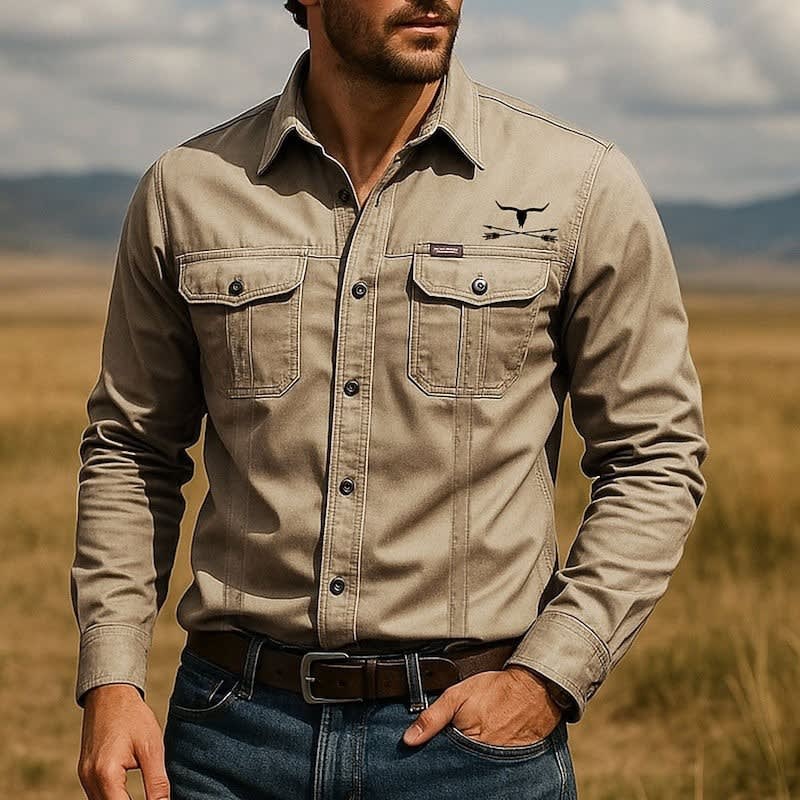 Horatio Washed Western Utility Shirt_1