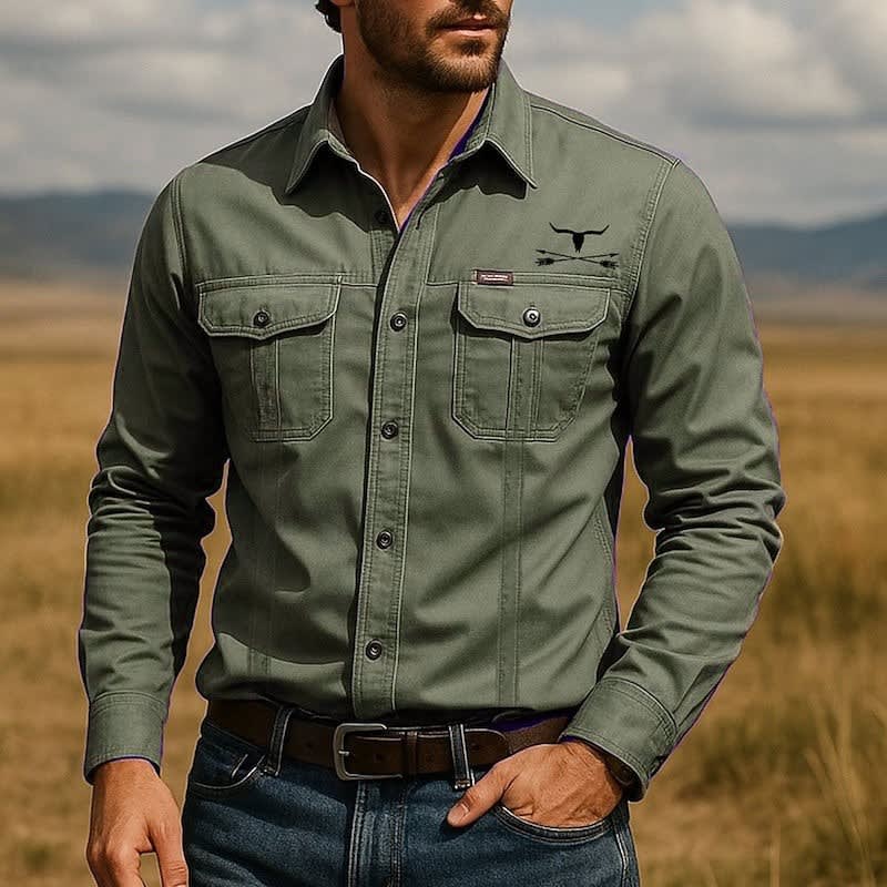 Horatio Washed Western Utility Shirt_2