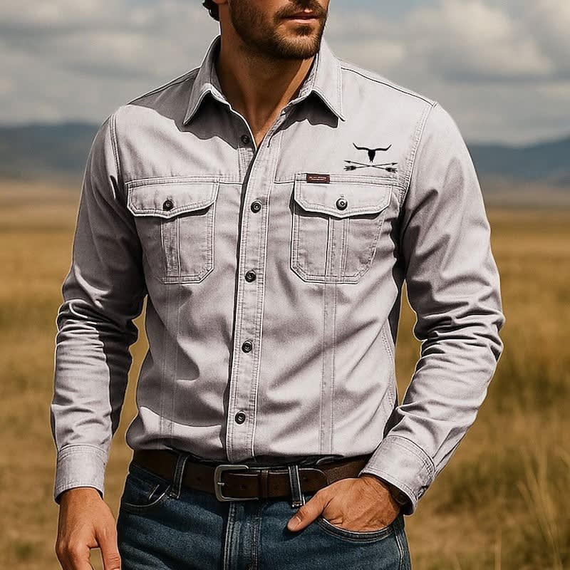 Horatio Washed Western Utility Shirt_3
