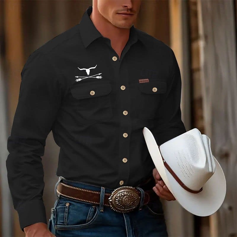 Kip Flap Pocket Western Work Shirt_2