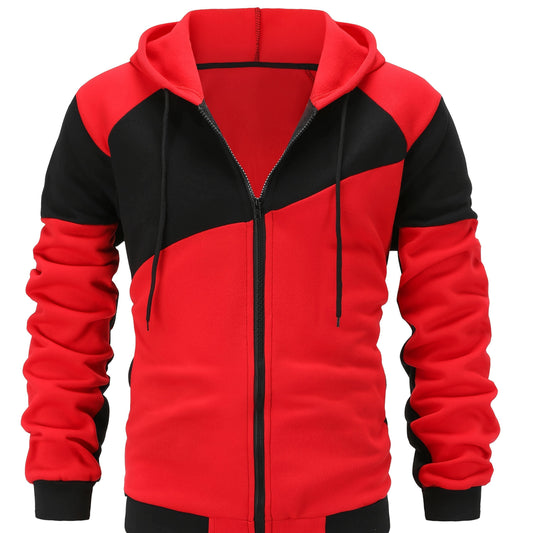 Guthrie Color Block Zip Up Hoodie_1