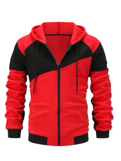 Guthrie Color Block Zip Up Hoodie_2