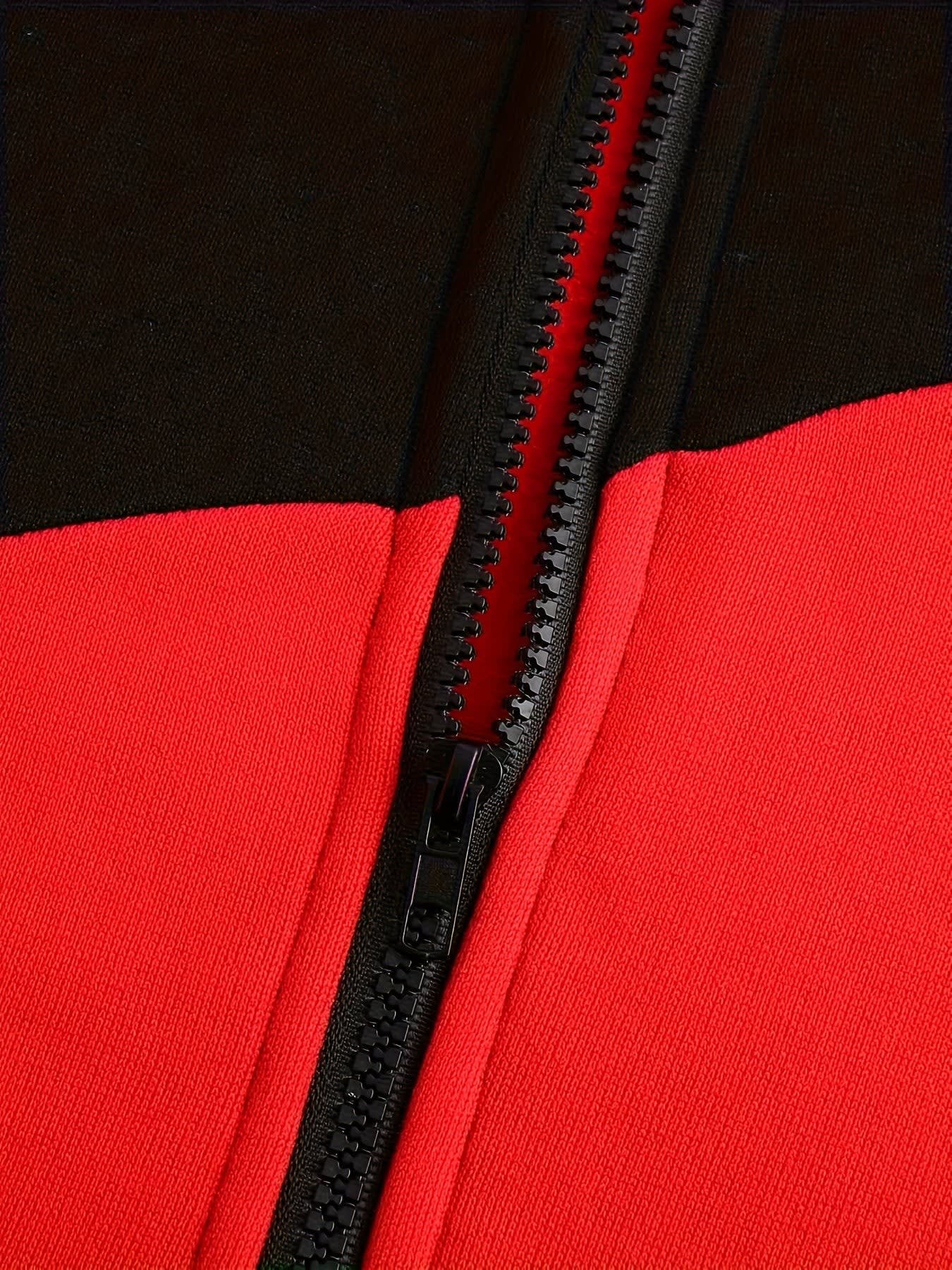 Guthrie Color Block Zip Up Hoodie_5