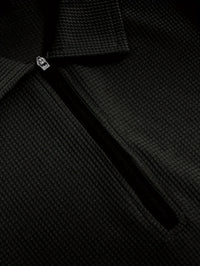 Garland Waffle Knit Half Zip Top And Trousers Set