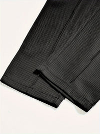 Garland Waffle Knit Half Zip Top And Trousers Set