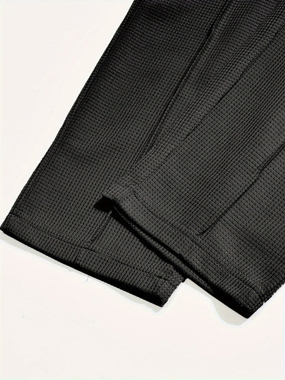 Garland Waffle Knit Half Zip Top And Trousers Set_16