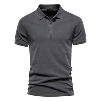 Spencer Washed Pique Short Sleeve Polo