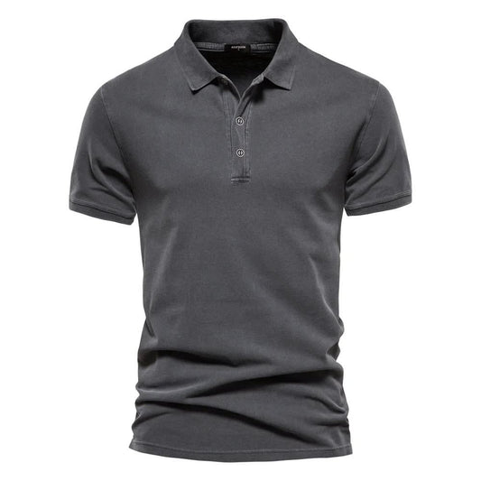 Spencer Washed Pique Short Sleeve Polo_1