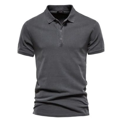 Spencer Washed Pique Short Sleeve Polo_4