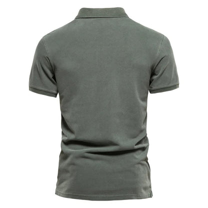 Spencer Washed Pique Short Sleeve Polo_5