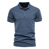 Spencer Washed Pique Short Sleeve Polo
