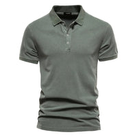 Spencer Washed Pique Short Sleeve Polo