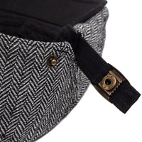 Alton Herringbone Textured Flat Cap