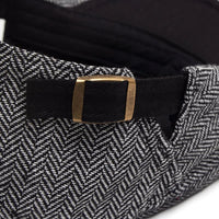 Alton Herringbone Textured Flat Cap